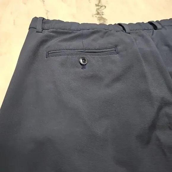 Greg Norman Golf Pants Men’s 38x29 Navy Blue Performance Stretch Straight Leg - Picture 7 of 8